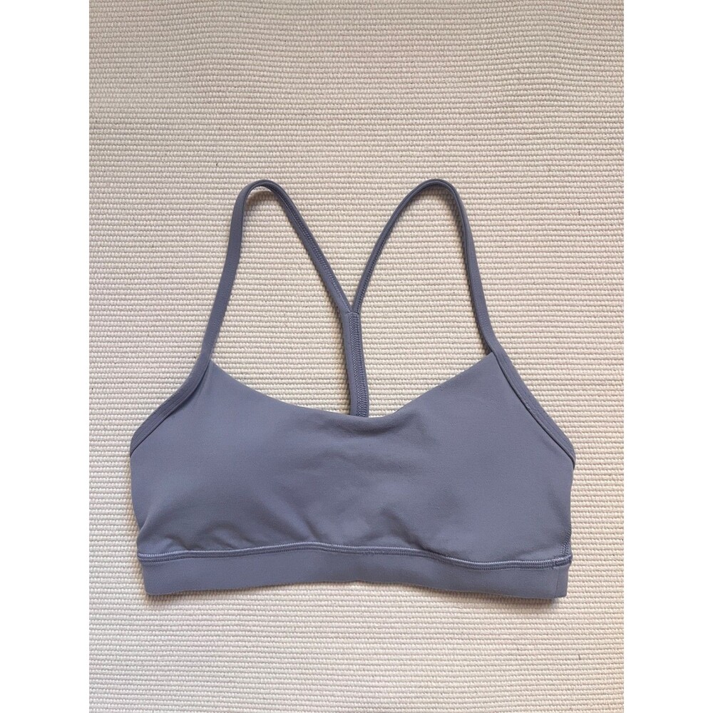 Lululemon Flow Y Bra *Nulu in Washed Denim Size US 6